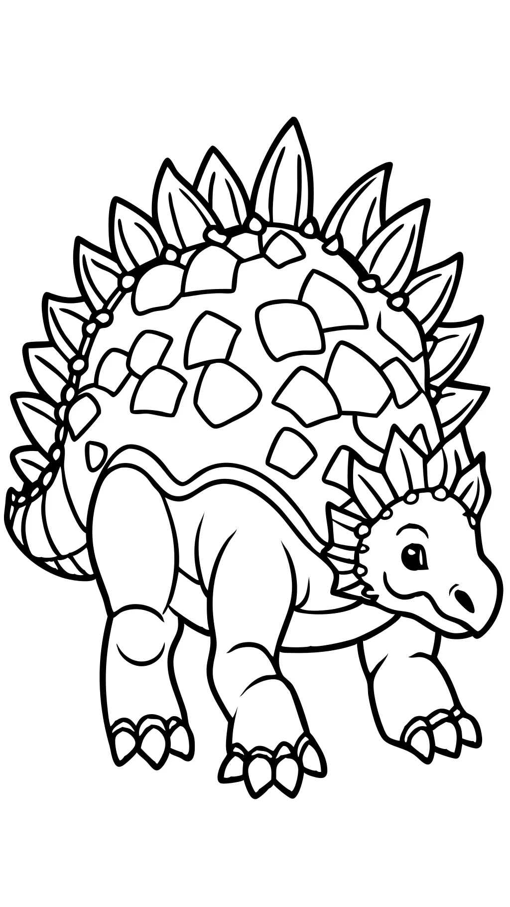 ankylosaurus dinosaur coloring pages